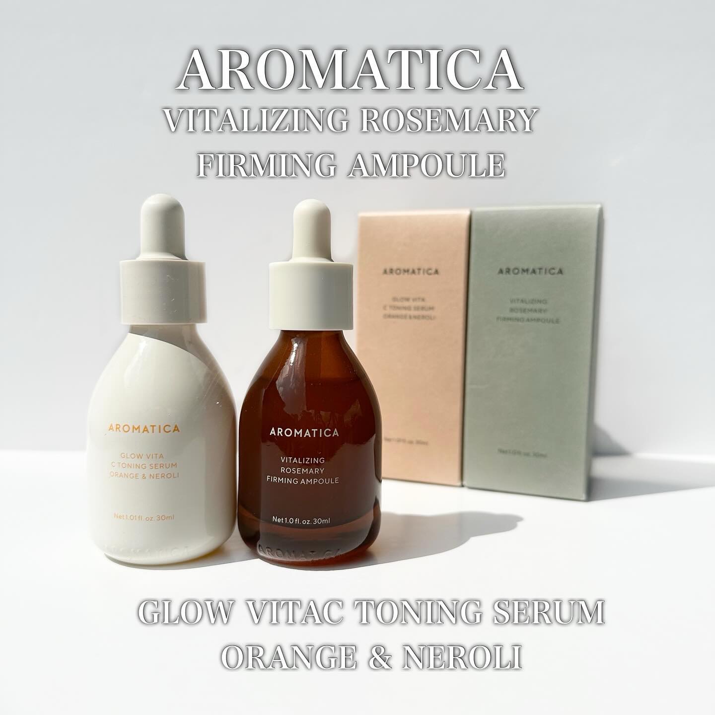 バイタライジング ローズマリー ファーミング アンプル/AROMATICA/美容液を使ったクチコミ（1枚目）