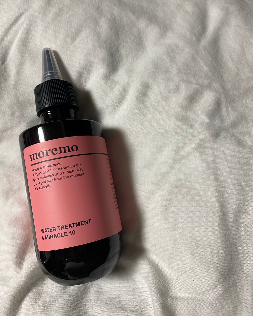 ウォータートリートメントミラクル10/moremo/洗い流すヘアトリートメントを使ったクチコミ(1枚目)