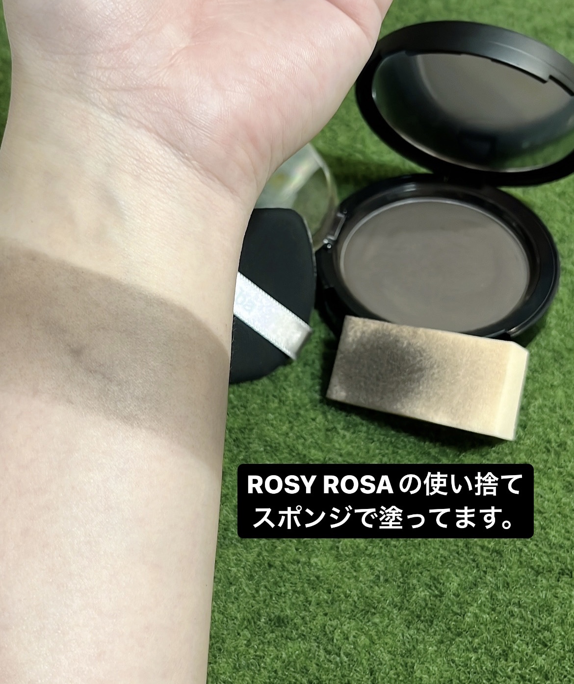 areba ヘアメイクファンデーション＆ブラシ/Areba/その他スタイリングを使ったクチコミ（2枚目）