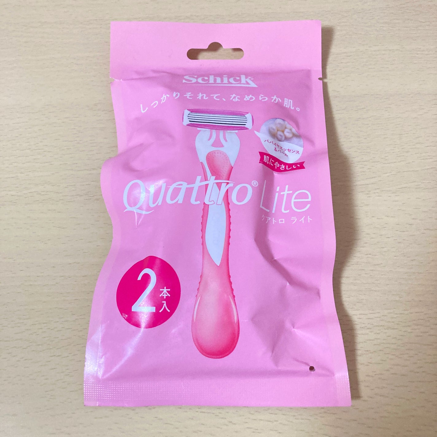 クアトロライト (2本入)/シック/シェーバーを使ったクチコミ(2枚目)