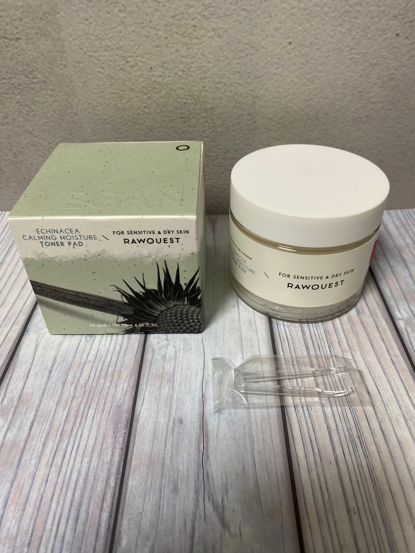 エキネシア カーミングモイスチャートナーパッド/RAWQUEST/トナーパッドを使ったクチコミ(1枚目)