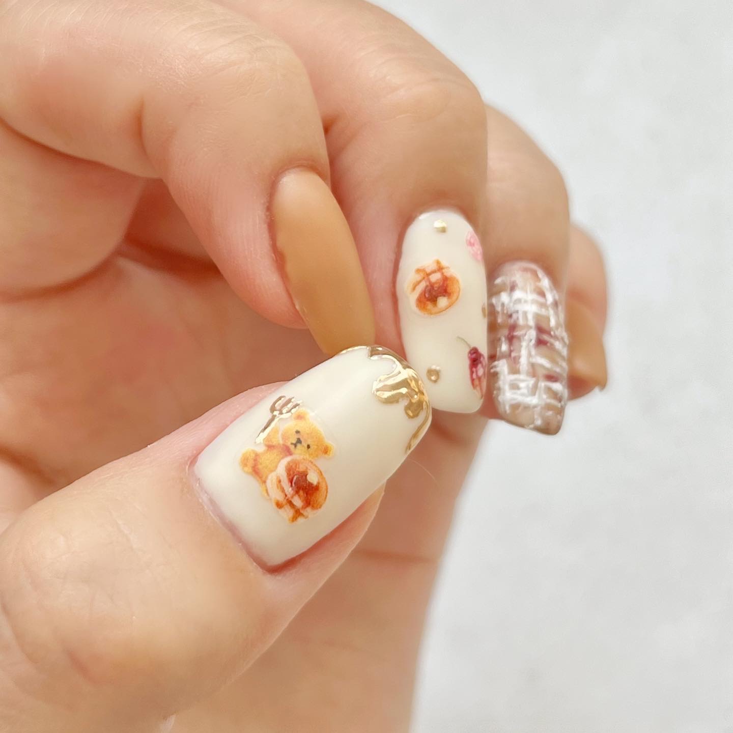 ネイルタウンジェル テラコッタジェル 1ホワイト/NAILTOWN/ジェルネイルを使ったクチコミ（1枚目）