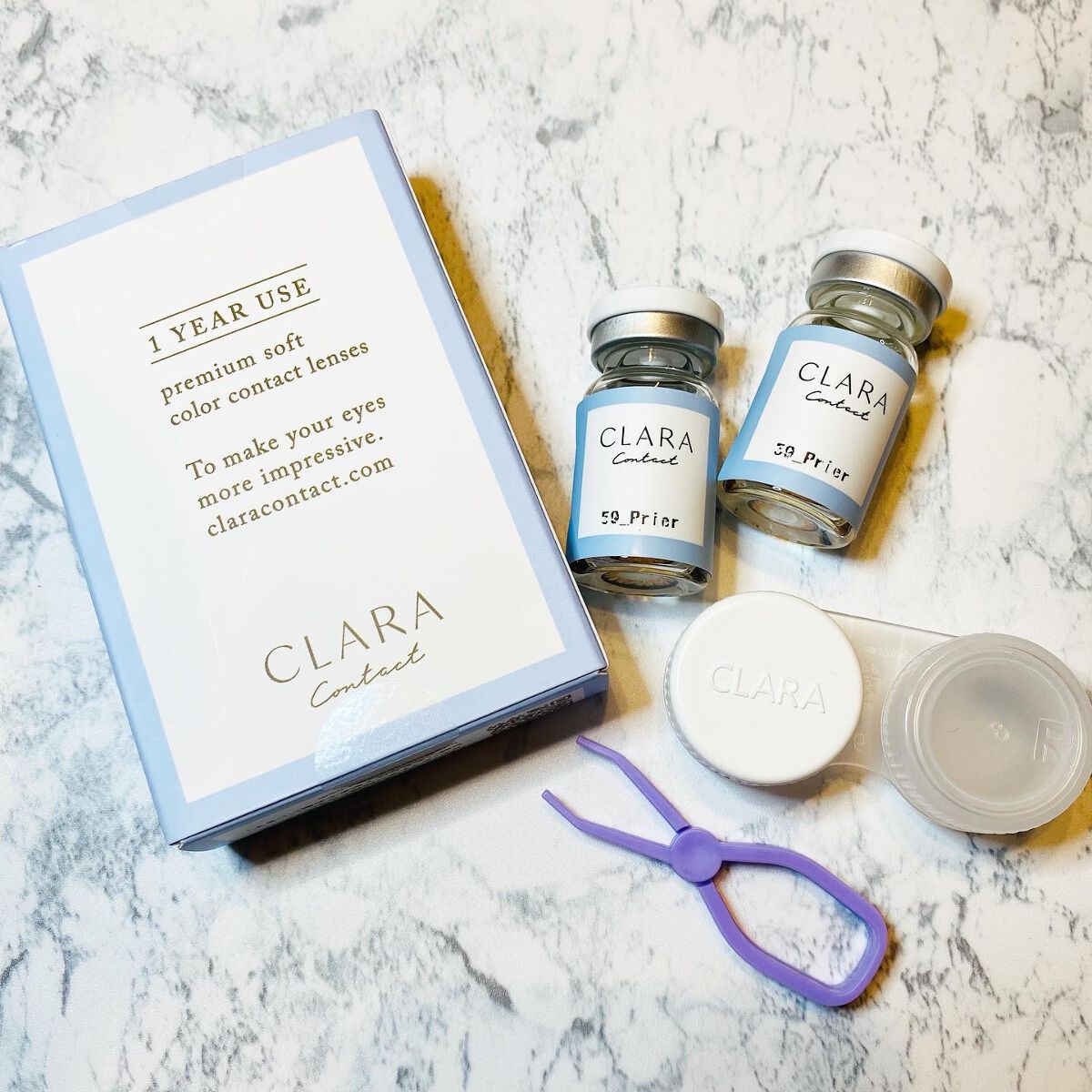 プリエグレー/CLARA CONTACT/カラーコンタクトレンズを使ったクチコミ（3枚目）
