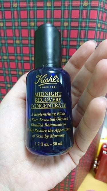 キールズ ミッドナイトボタニカル コンセントレート/Kiehl's/フェイスオイルを使ったクチコミ（1枚目）