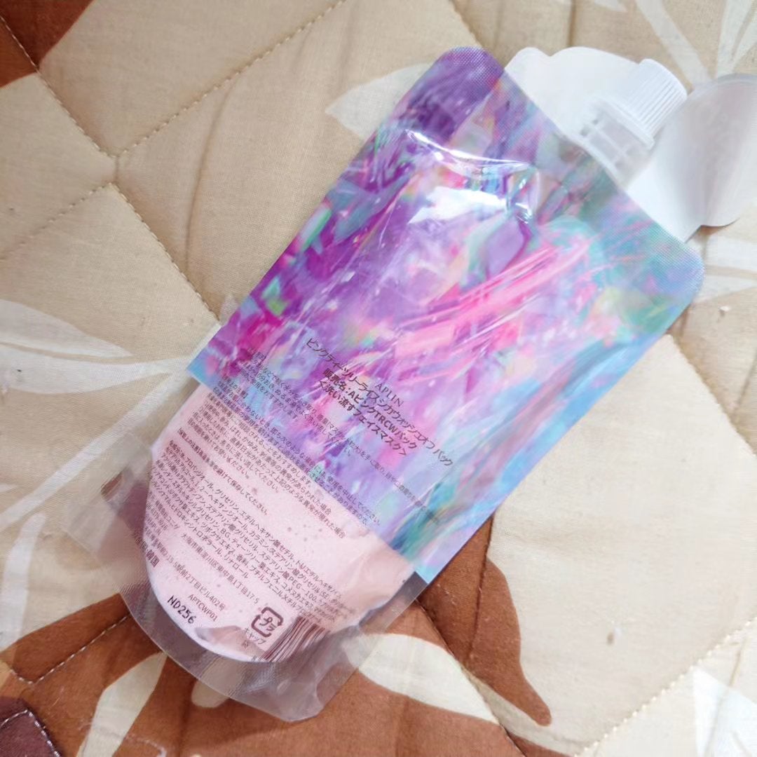 ピンクティーツリーライスシカウォッシュオフパック/APLIN/洗い流すパック・マスクを使ったクチコミ(2枚目)