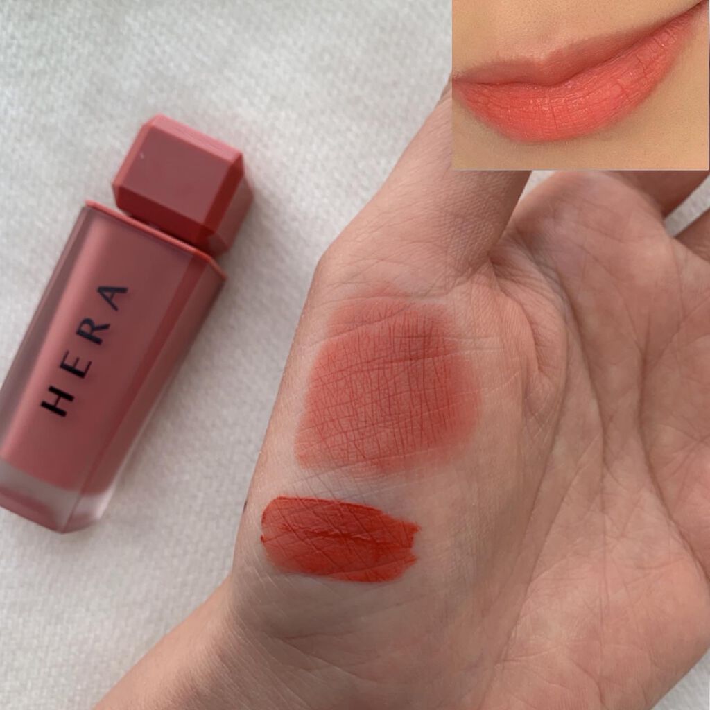 センシュアルパウダーマットリキッド/HERA/口紅を使ったクチコミ（2枚目）