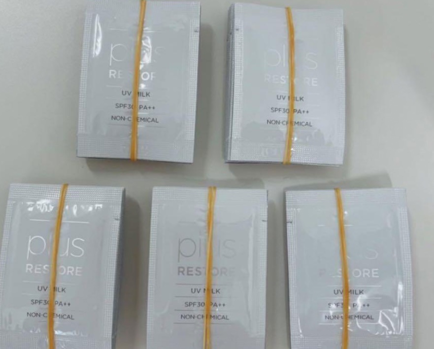 UVミルク/PLUSRESTORE/日焼け止めミルクを使ったクチコミ（1枚目）
