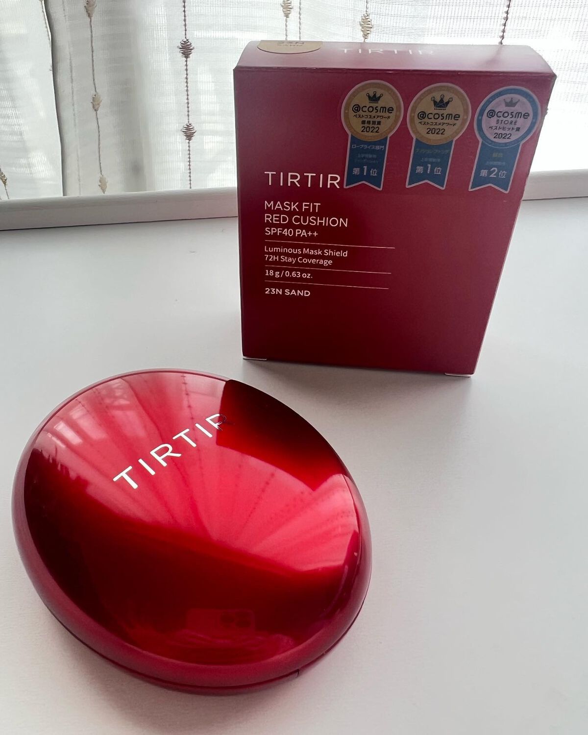 マスク フィット レッド クッション/TIRTIR(ティルティル)/クッションファンデーションを使ったクチコミ（1枚目）