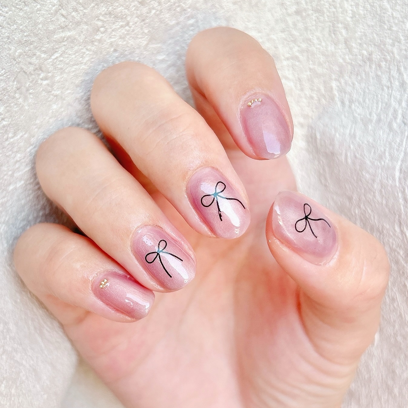 HOMEI ウィークリージェル MG5 ロージーマグネット(Rosy Magnet)/HOMEI/ジェルネイルを使ったクチコミ（2枚目）