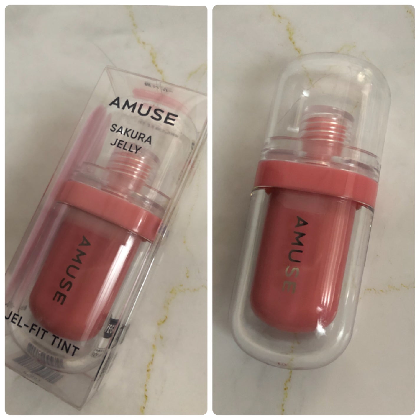 ジェルフィットティント/AMUSE/リップティントを使ったクチコミ(1枚目)