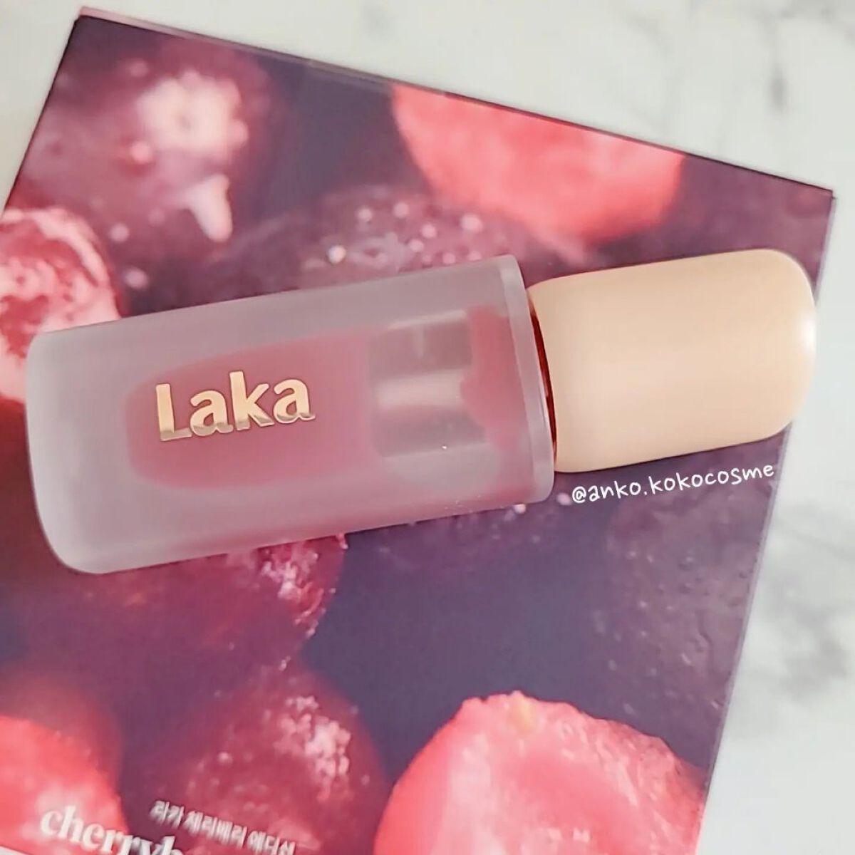 フルーティーグラムティント/Laka/リップティントを使ったクチコミ（1枚目）