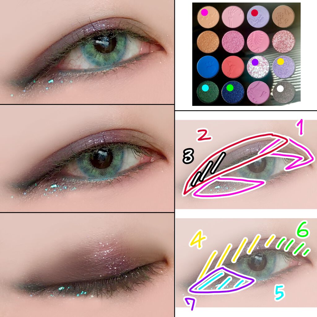 イメージ「マヤ」 アイシャドウパレット/ZEESEA/アイシャドウパレットを使ったクチコミ(6枚目)