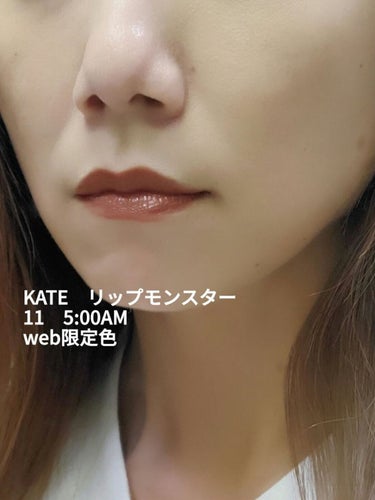 リップモンスター 11 5:00AM (web限定色)/KATE/口紅を使ったクチコミ（2枚目）