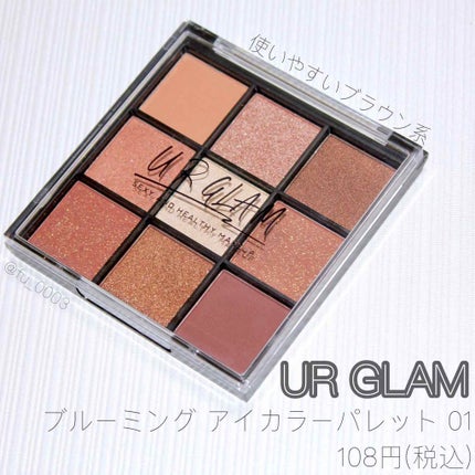 UR GLAM BLOOMING EYE COLOR PALETTE/U R GLAM/アイシャドウパレットを使ったクチコミ(2枚目)