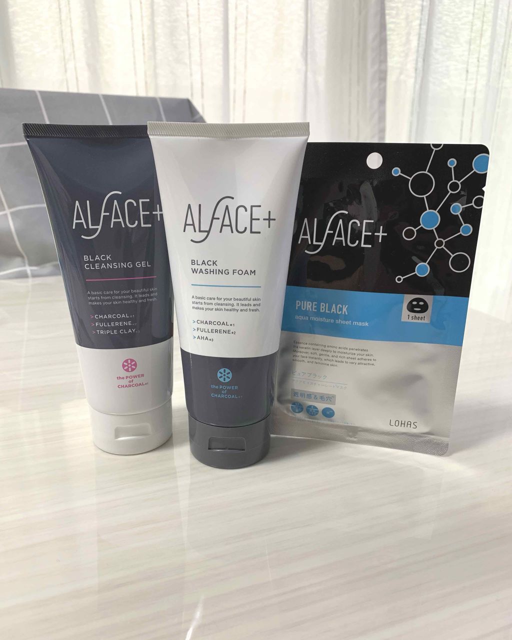 オルフェス ブラックシリーズ 初回スターターセット/ALFACE+/スキンケアキットを使ったクチコミ(2枚目)