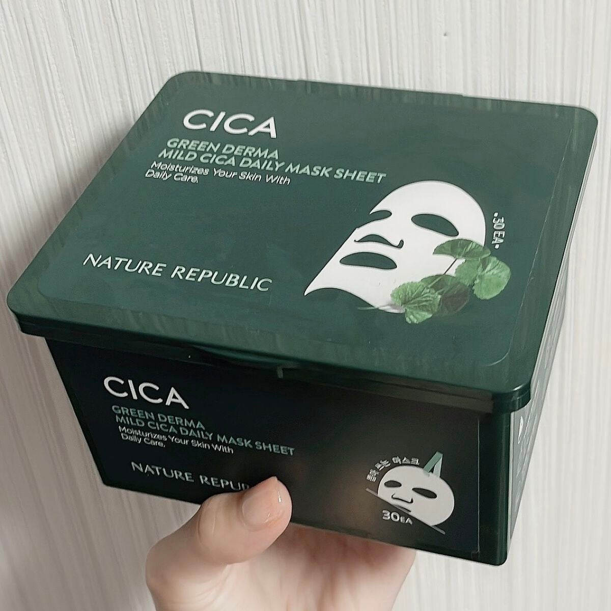 グリーンダーマCICA デイリーシートマスク/ネイチャーリパブリック/シートマスク・パックを使ったクチコミ(1枚目)