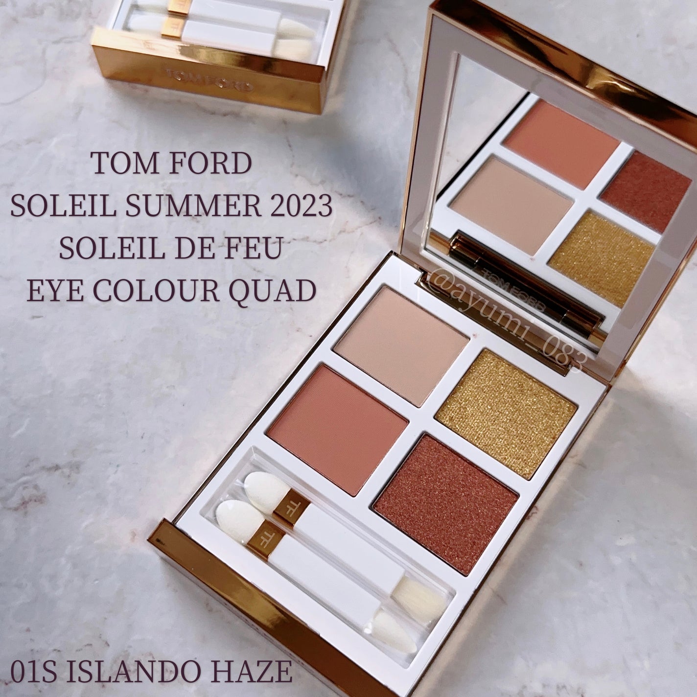 アイ カラー クォード/TOM FORD BEAUTY/アイシャドウパレットを使ったクチコミ(2枚目)