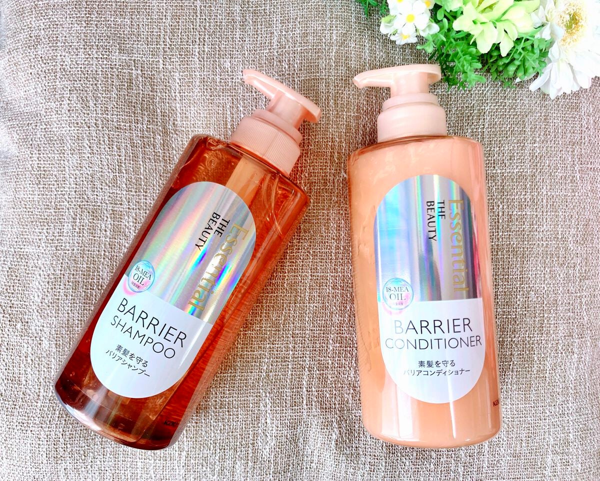 ザビューティ 髪のキメ美容素髪を守る バリアシャンプー/コンディショナー/エッセンシャル/シャンプー・コンディショナーを使ったクチコミ(1枚目)