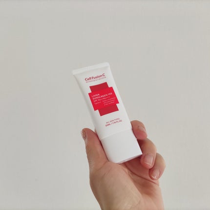 レーザーサンスクリーン 100/Cell Fusion C(セルフュージョンシー)/日焼け止めクリームを使ったクチコミ(4枚目)