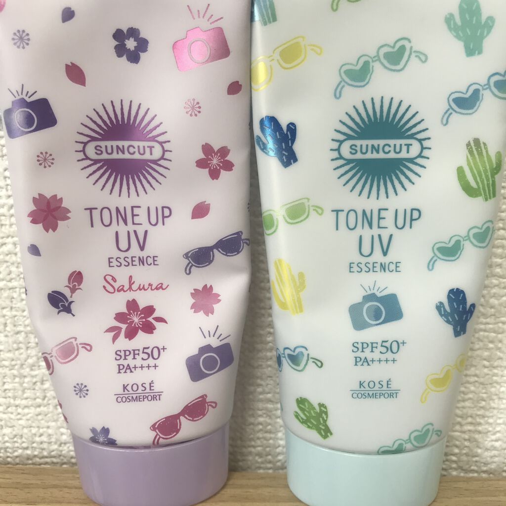 トーンアップUV エッセンス/サンカット®/日焼け止めローションを使ったクチコミ（1枚目）