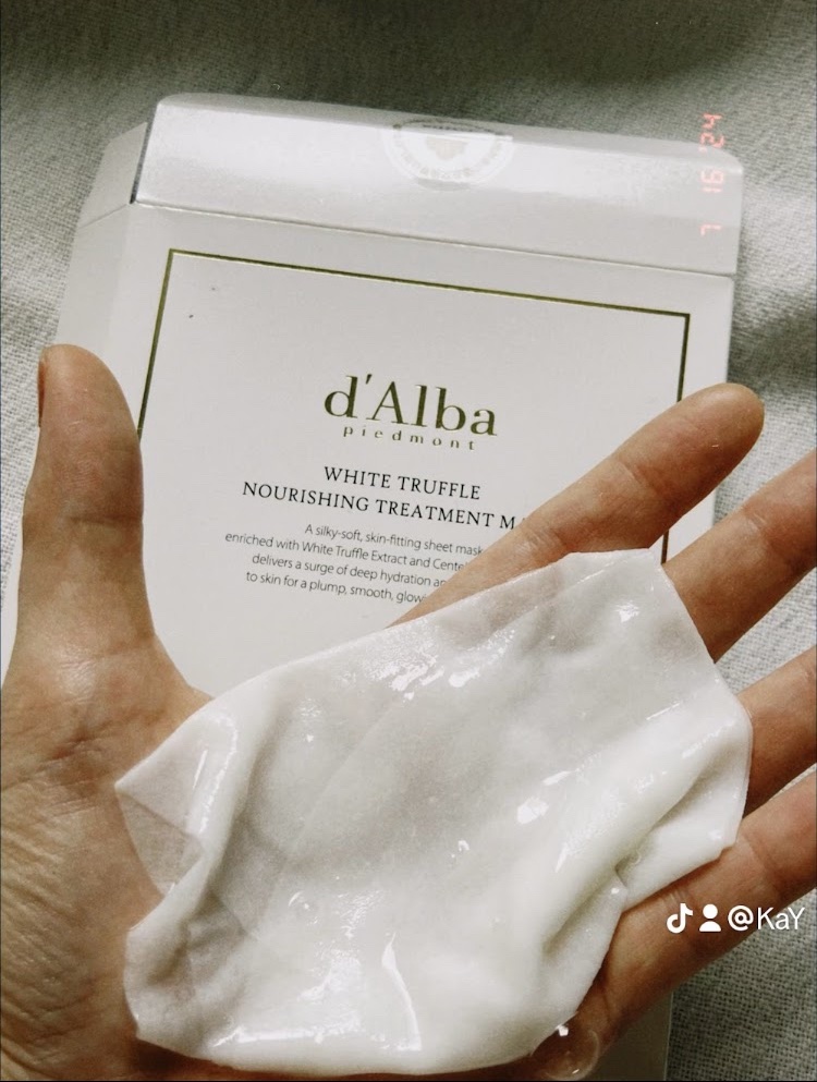 ホワイトトリュフナリシングトリートメントマスク/ダルバ/シートマスク・パックを使ったクチコミ（2枚目）
