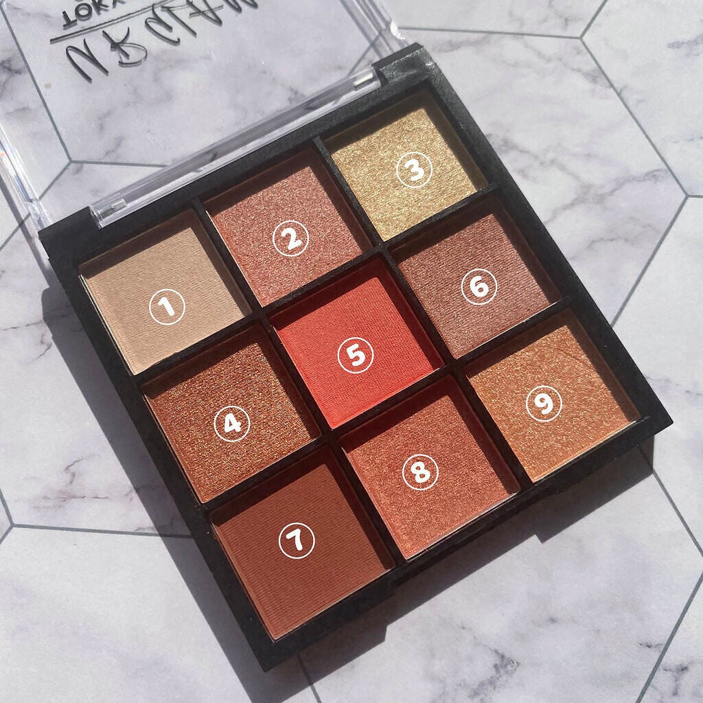 UR GLAM BLOOMING EYE COLOR PALETTE/U R GLAM/アイシャドウパレットを使ったクチコミ(2枚目)