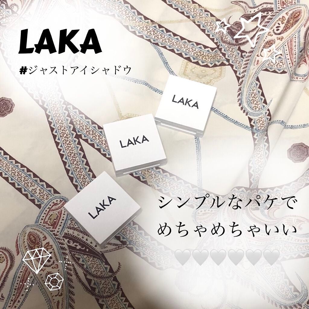 ジャストアイシャドウ/Laka/単色アイシャドウを使ったクチコミ(2枚目)
