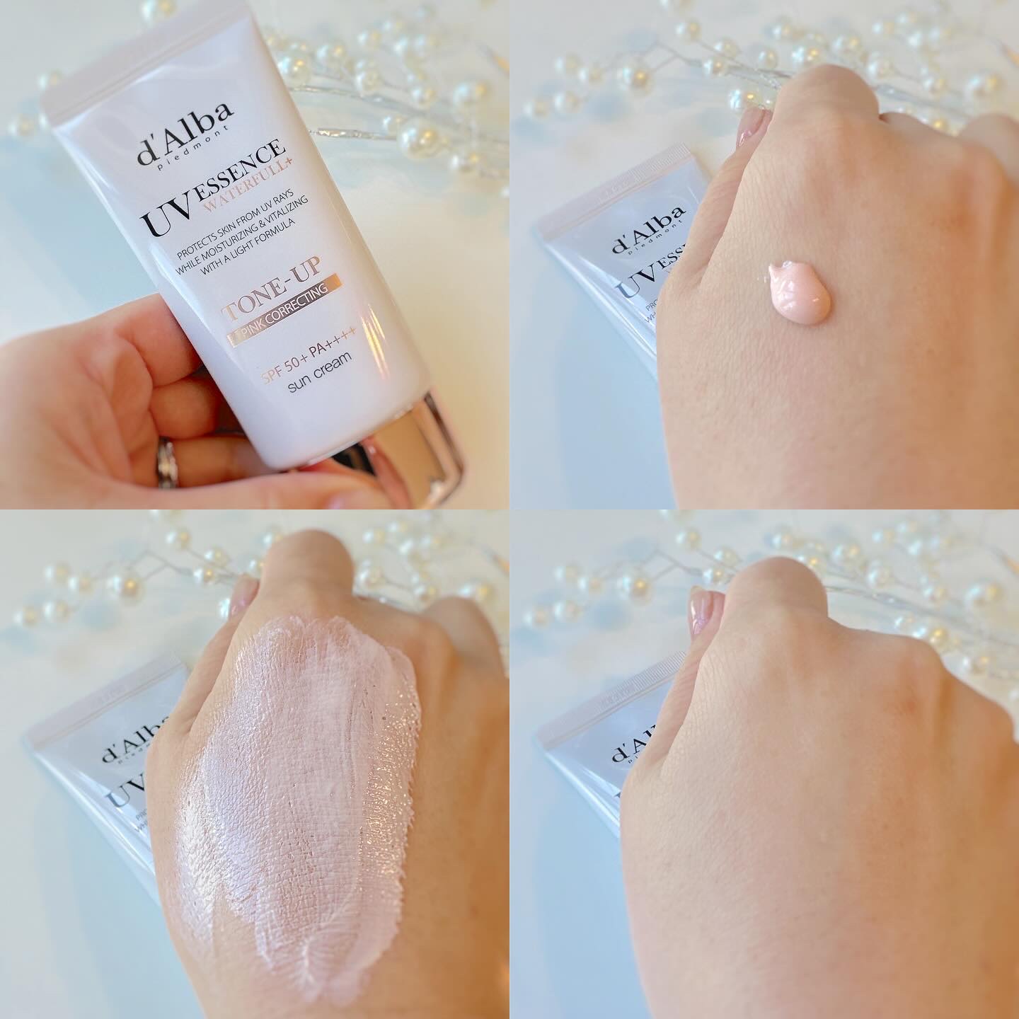 ウォータフルトーンアップサンクリーム/ダルバ/日焼け止めクリームを使ったクチコミ（3枚目）