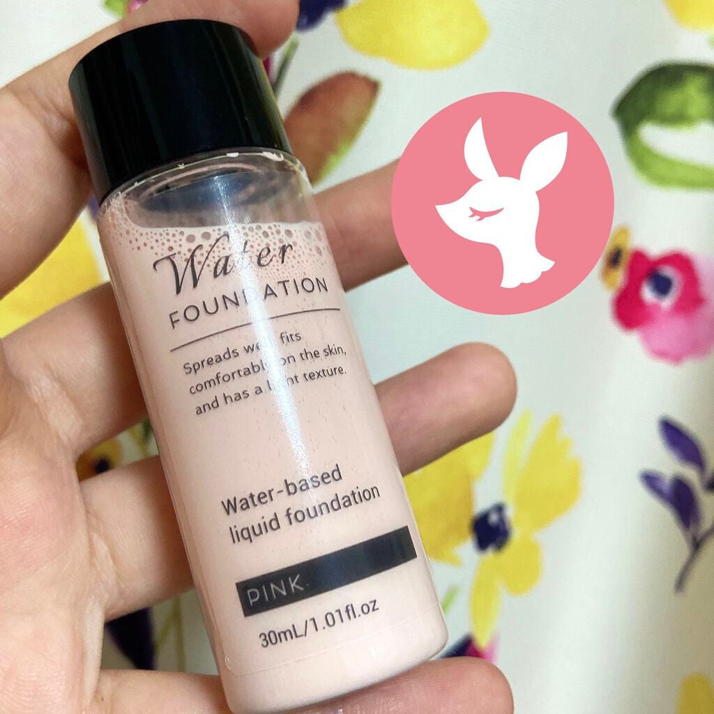 ウォーターファンデーション/DAISO/リキッドファンデーションを使ったクチコミ(1枚目)
