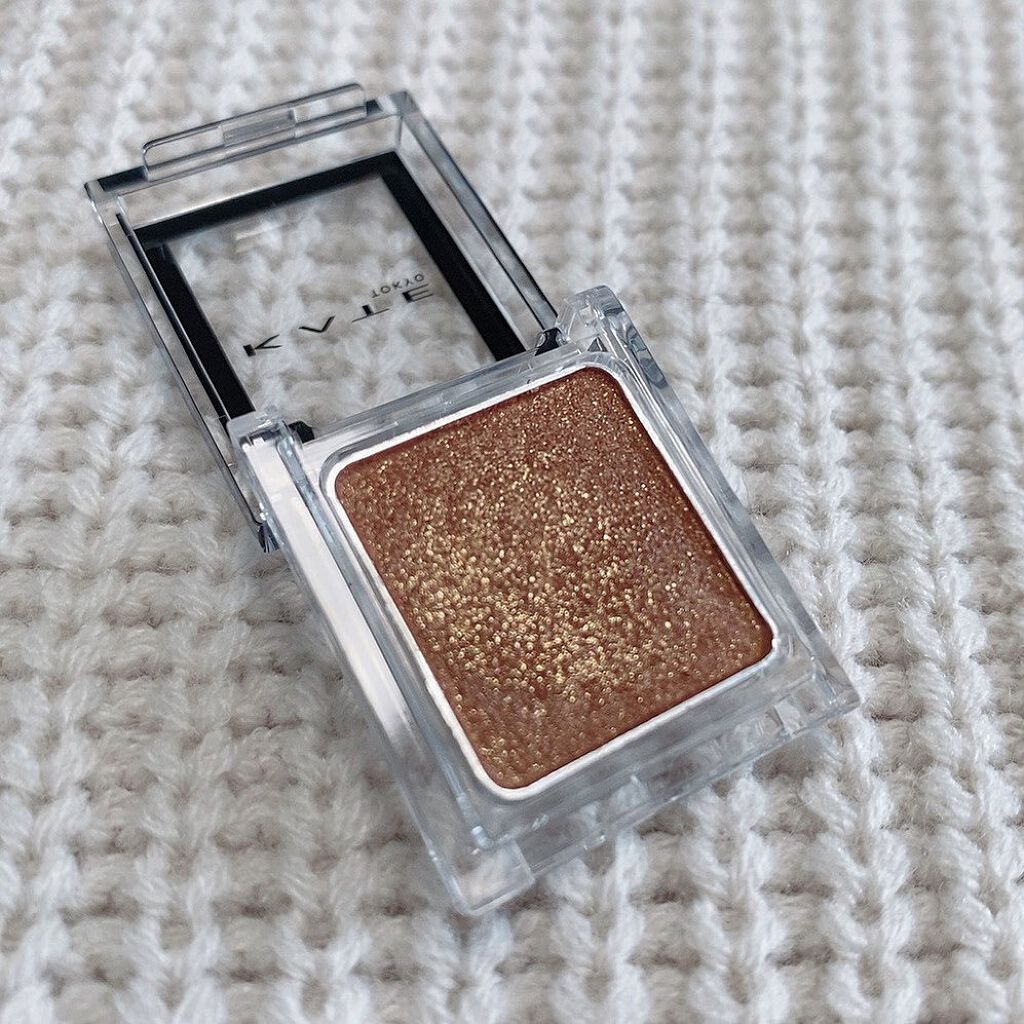 ケイト ザ アイカラー 054 グリッターブラウン/KATE/単色アイシャドウを使ったクチコミ（2枚目）