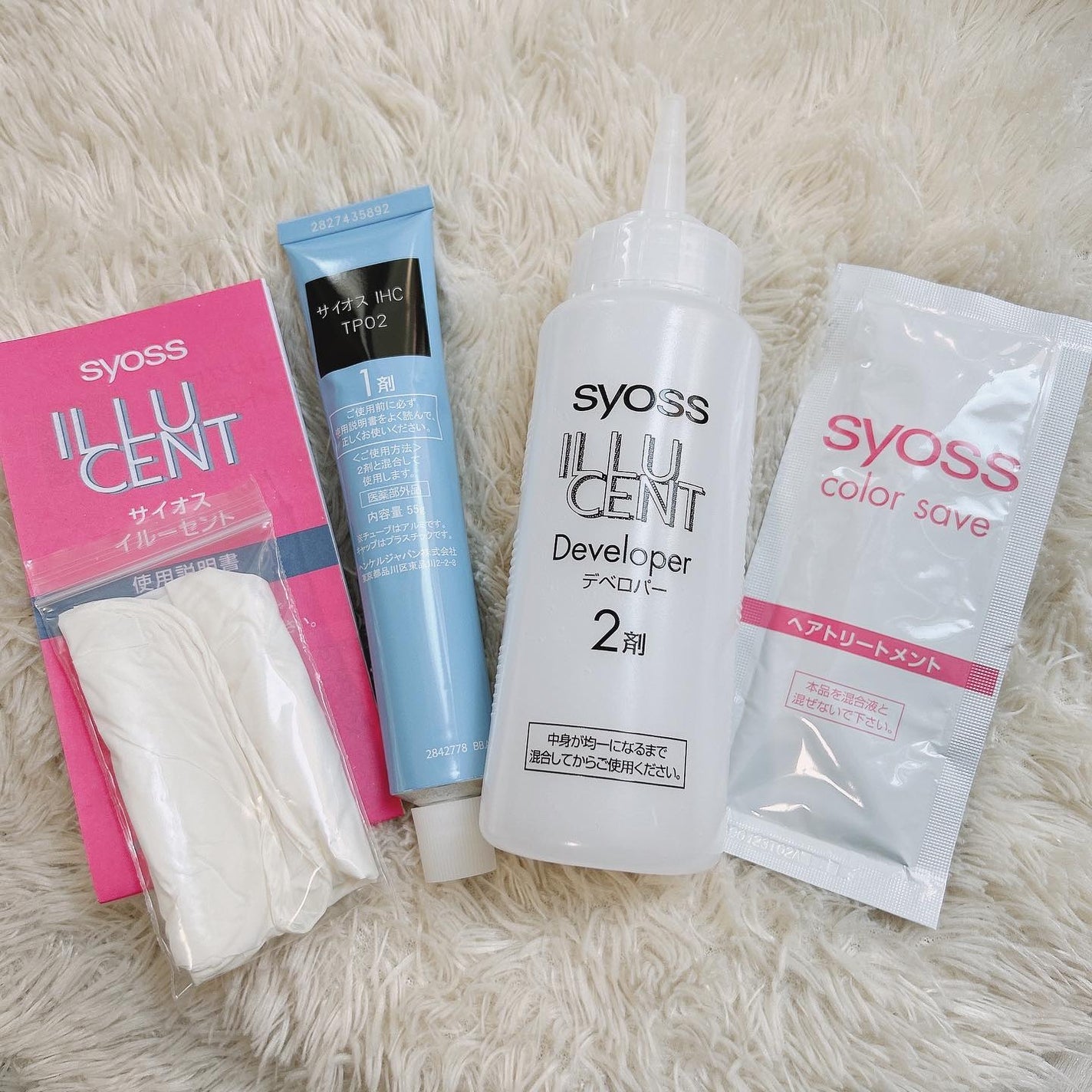 イルーセント ミルキーヘアカラー/サイオス/ヘアカラーを使ったクチコミ(5枚目)