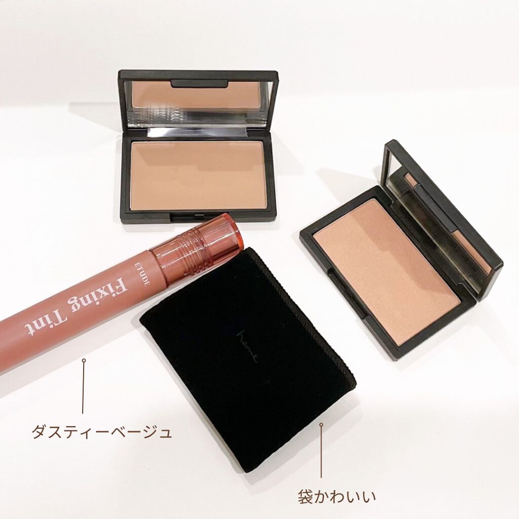 ピュア チーク カラー/heme/パウダーチークを使ったクチコミ(2枚目)