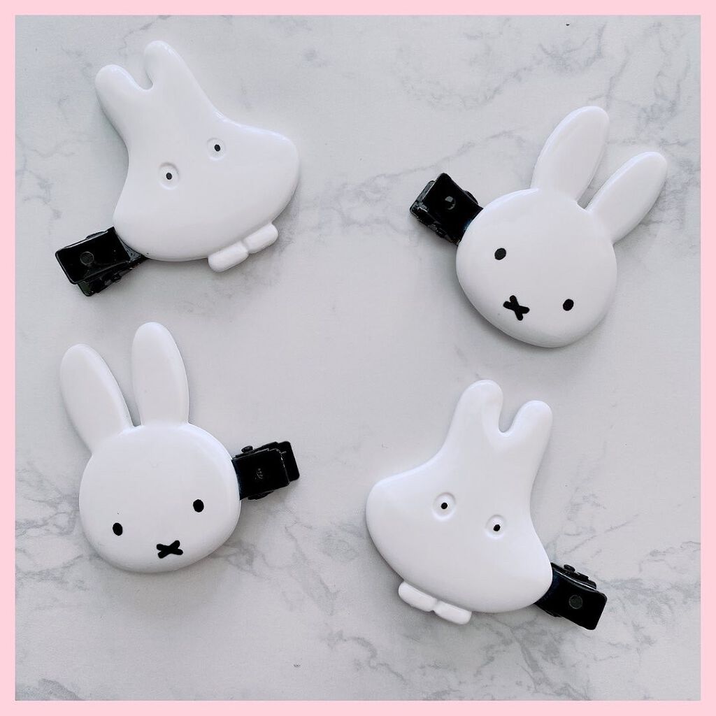 ダイカット前髪クリップ/miffy/ヘアアクセサリーを使ったクチコミ（1枚目）