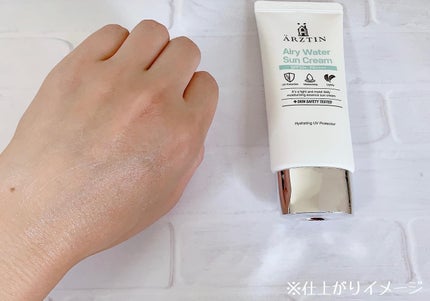 エアリーウォーターサンクリーム/エルツティン/日焼け止めクリームを使ったクチコミ(7枚目)