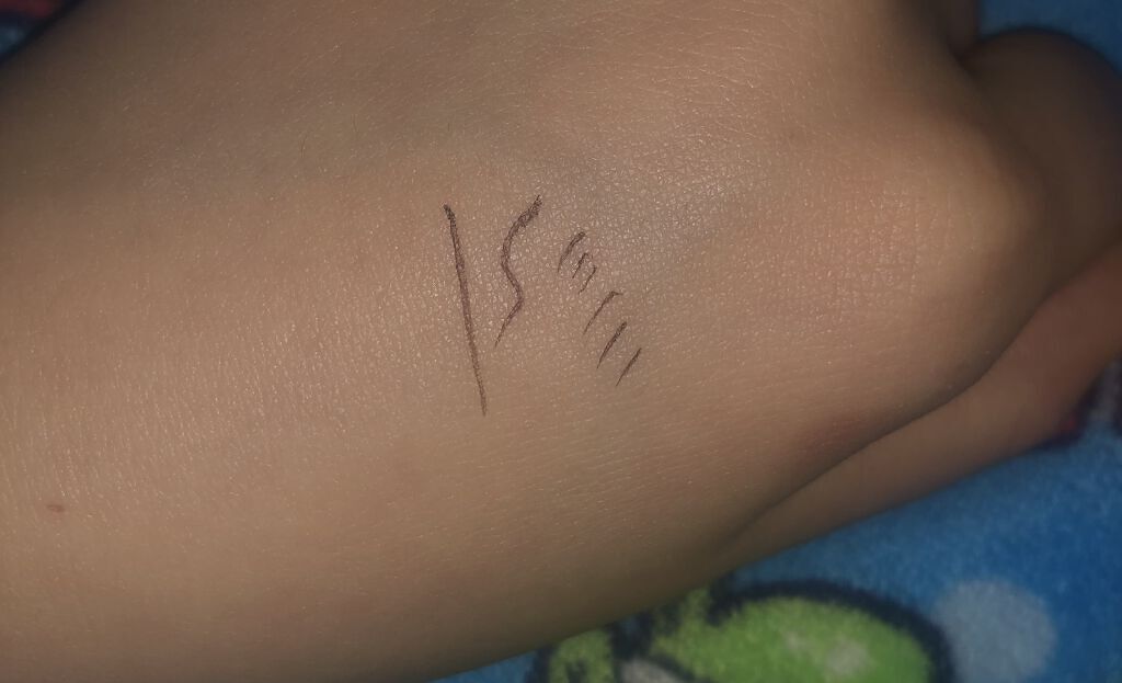 ラスティングリキッドライナー 02 ビターチョコブラウン/キャンメイク/リキッドアイライナーを使ったクチコミ（2枚目）