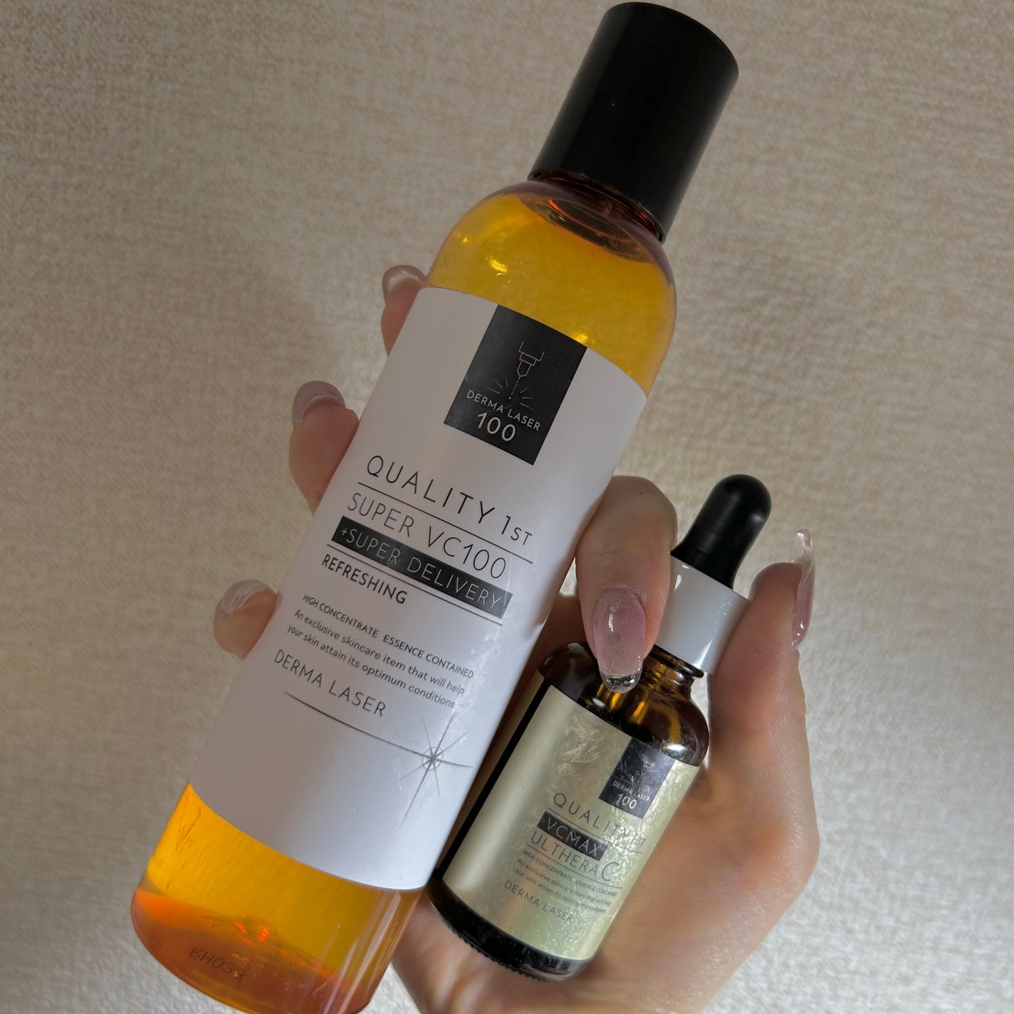 ダーマレーザー スーパーVC100ローション(さっぱり)/クオリティファースト/化粧水を使ったクチコミ(1枚目)