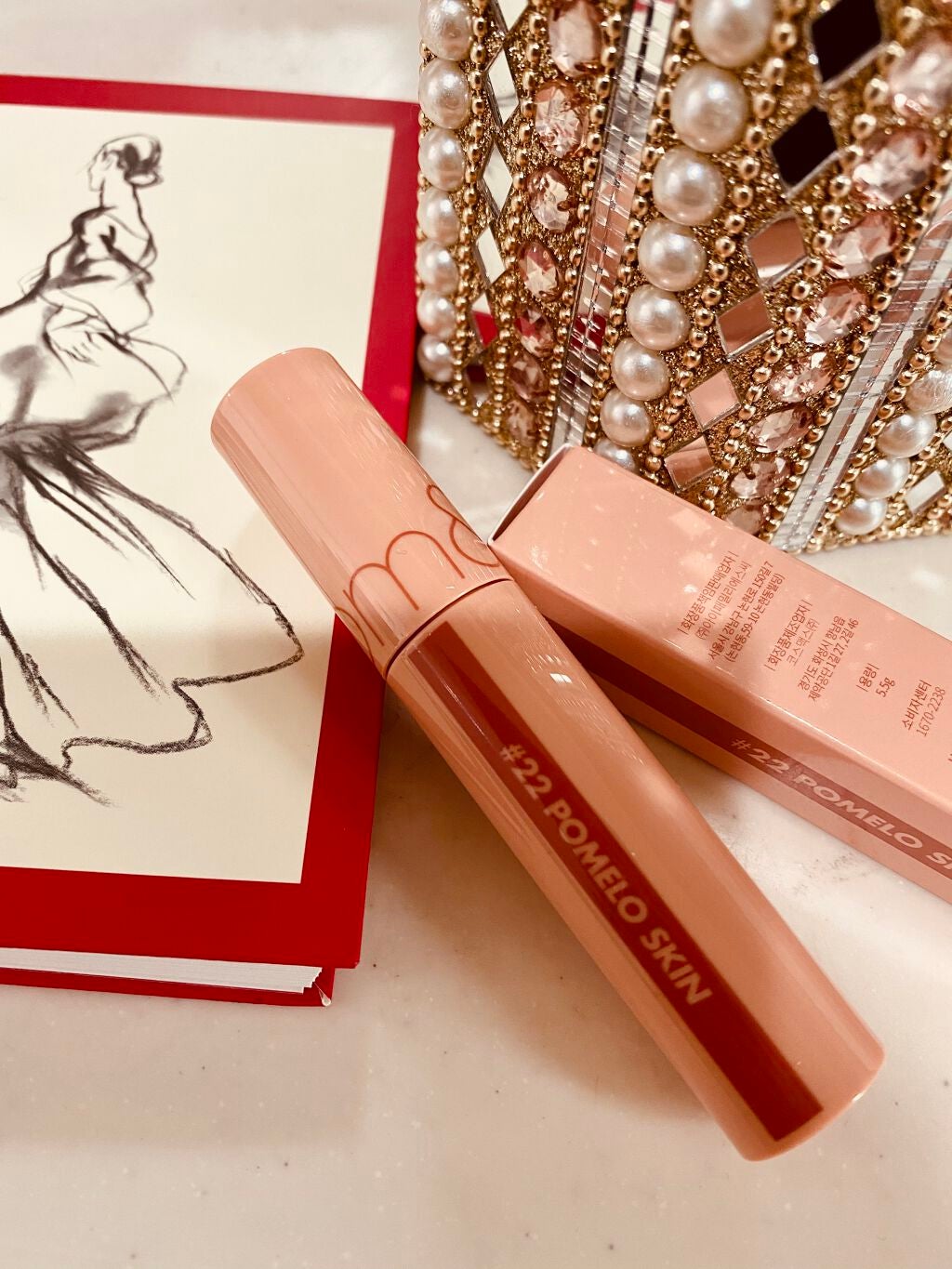 ジューシーラスティングティント/rom&nd/リップティントを使ったクチコミ(1枚目)