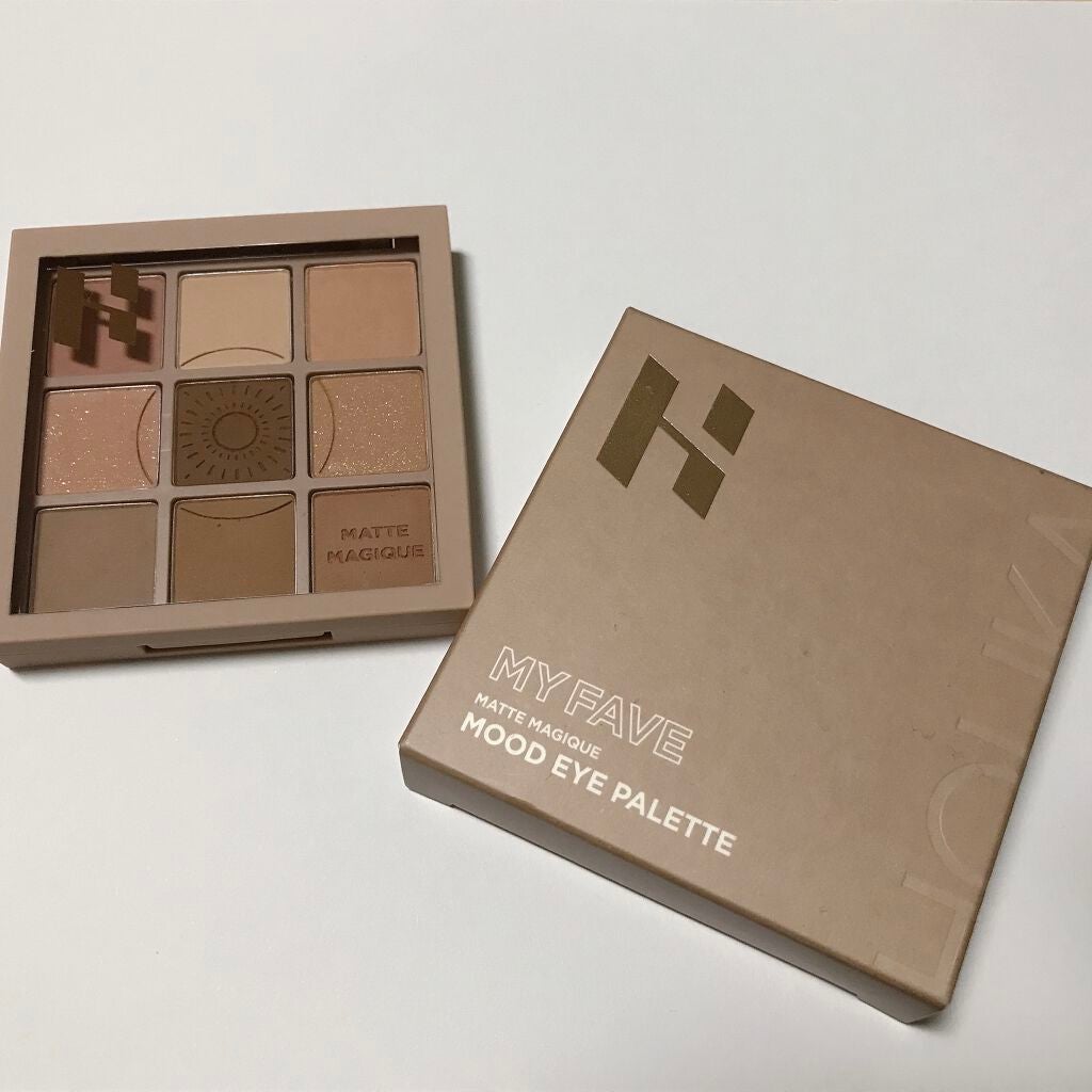 マイフェイブムードアイパレット 9カラー/HOLIKA HOLIKA/アイシャドウパレットを使ったクチコミ(5枚目)