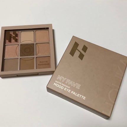 マイフェイブムードアイパレット 9カラー/HOLIKA HOLIKA/アイシャドウパレットを使ったクチコミ(5枚目)