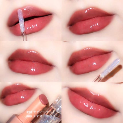 グラスティングウォーターグロス/rom&nd/リップグロスを使ったクチコミ(5枚目)