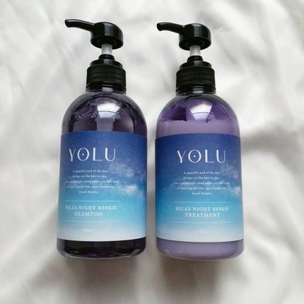 リラックスナイトリペア シャンプー/トリートメント/YOLU/市販シャンプーを使ったクチコミ(1枚目)