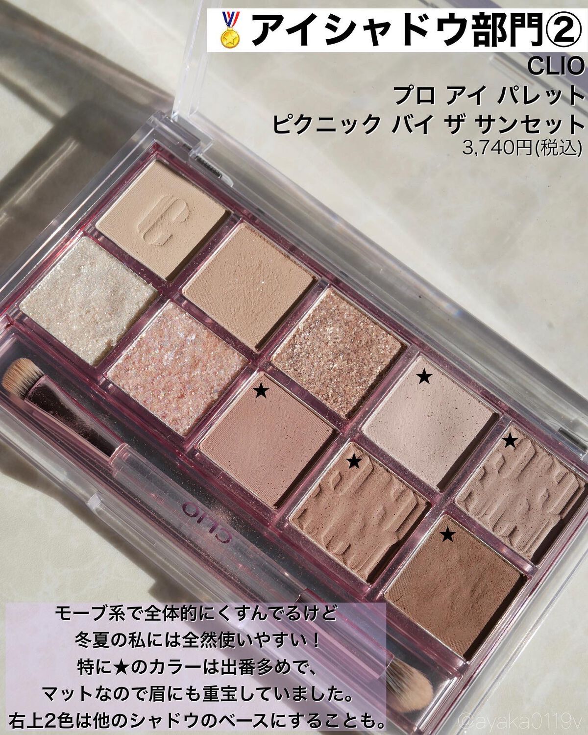 ミネラルクラッシィシャドー/エトヴォス/アイシャドウパレットを使ったクチコミ(7枚目)