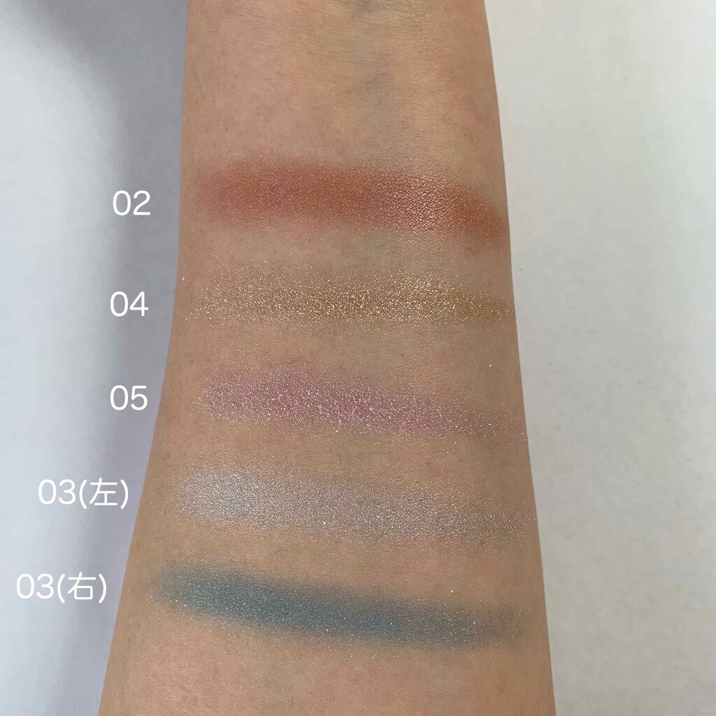 ツーカラー アイシャドウ ラメシリーズ/CEZANNE/アイシャドウパレットを使ったクチコミ（2枚目）
