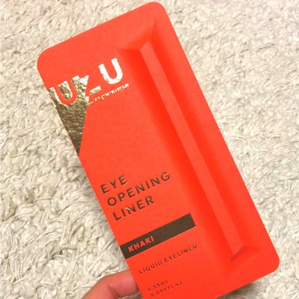 EYE OPENING LINER/UZU BY FLOWFUSHI/リキッドアイライナーを使ったクチコミ(1枚目)