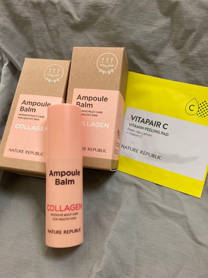 スティック美容液(コラーゲン)/ネイチャーリパブリック/フェイスバームを使ったクチコミ(1枚目)