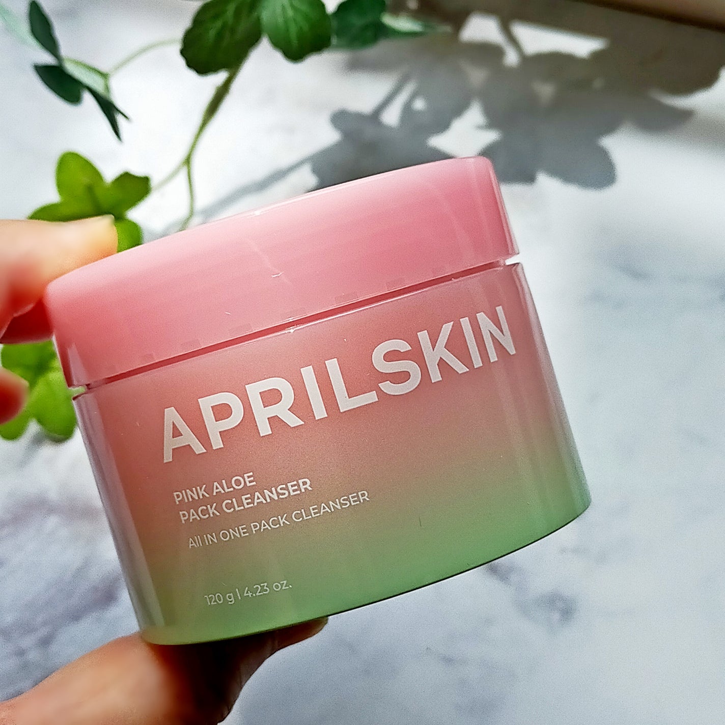 ピンクアロエメレンゲクレンザー/APRILSKIN/その他洗顔料を使ったクチコミ(6枚目)