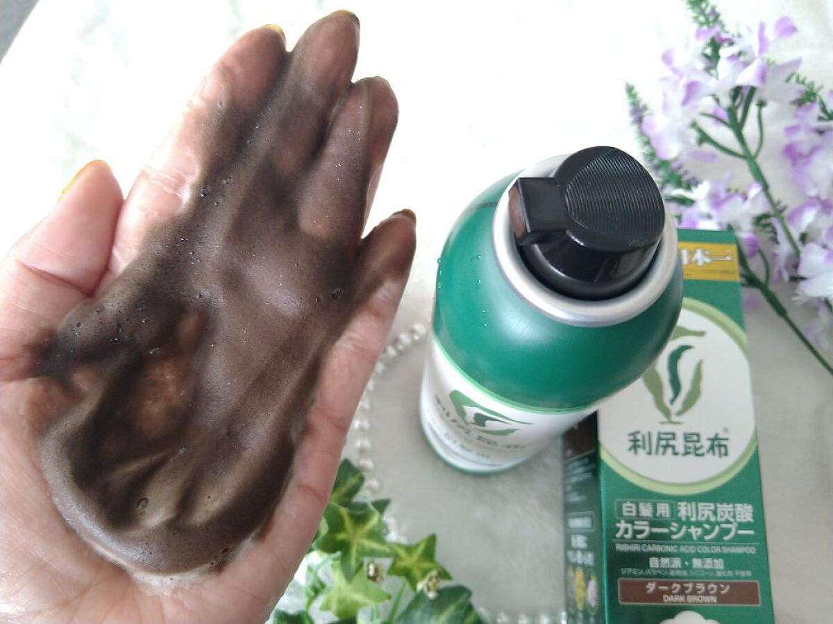 白髪用 利尻炭酸カラーシャンプー /自然派clubサスティ/市販シャンプーを使ったクチコミ（3枚目）