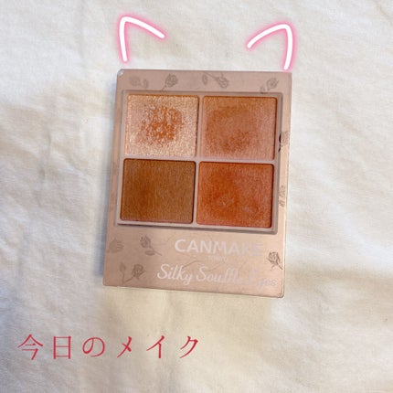 シルキースフレアイズ(マットタイプ)/キャンメイク/アイシャドウパレットを使ったクチコミ(1枚目)