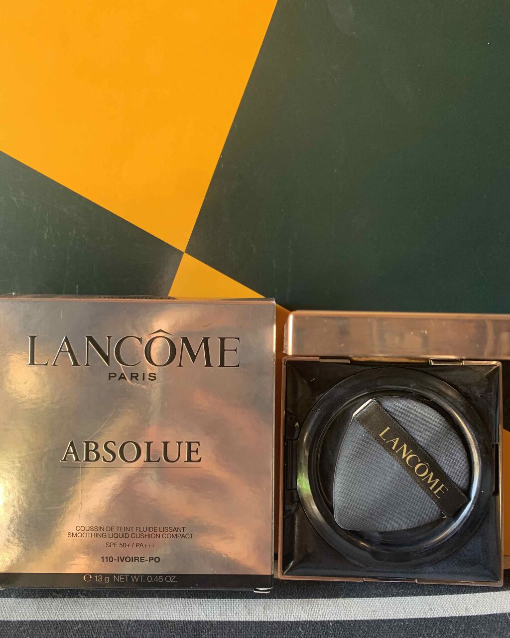 アプソリュ タン クッションコンパクト/LANCOME/クッションファンデーションを使ったクチコミ(1枚目)