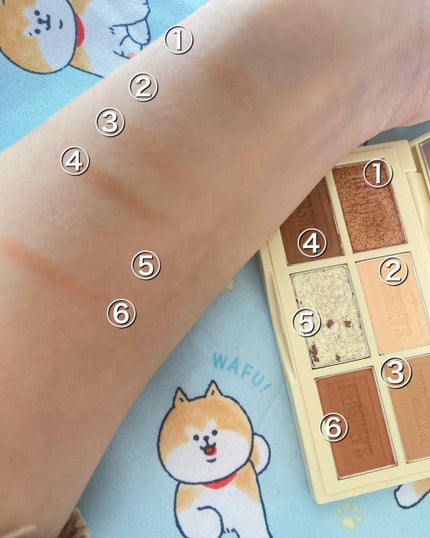 ハーシー プレイカラーアイズミニ/ETUDE/アイシャドウパレットを使ったクチコミ(2枚目)